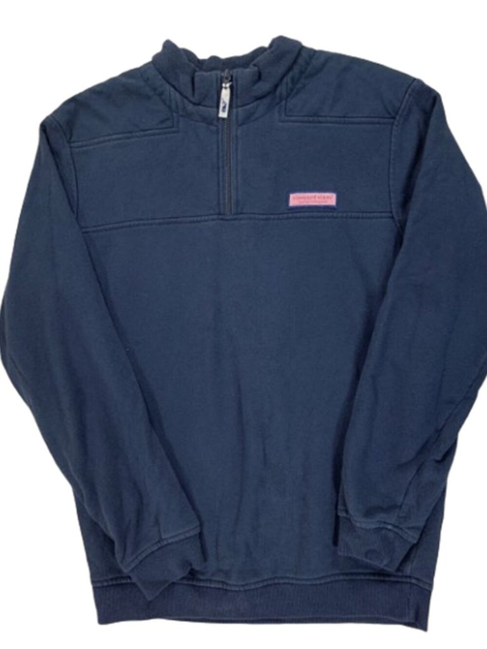 Vineyard Vines Navy Blue Quarter zip Sweatshirt  Size Small (44"chest)